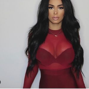 HOT MIAMI STYLES Bodycon/ mesh xs/s